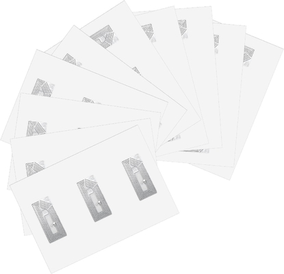 Blank NFC Stickers Rewritable RFID Tags 137 Bytes Memory Adhesive Labels Compatible All NFC-Enabled Access