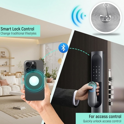 13.56MHz NFC Passive RFID Tag Waterproof PVC/Epoxy/PET Coated Paper Label Sticker UHF Communication Interface QR Code Size 25mm