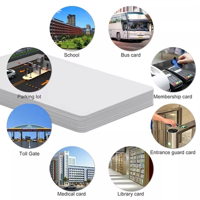 XunFei 13.56MHz RFID White PVC ID Card Mini Tag 1K T5577 EM4305 Chips for Hotel Payments Wholesale Chinese Supplier
