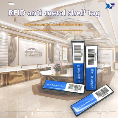 Ultra High Frequency 860-960MHz RFID Tag NFC Communication Anti-Metal Library Shelf Label for Asset Management