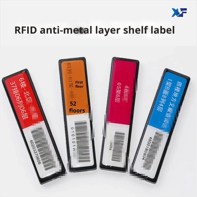 Ultra High Frequency 860-960MHz RFID Tag NFC Communication Anti-Metal Library Shelf Label for Asset Management