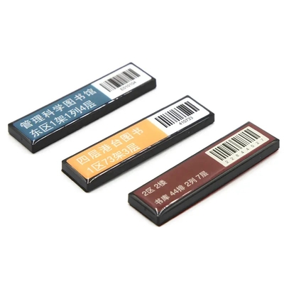 Customizable H9 Chip Long Range 0-10m RFID Shelf Tag NFC Interface 860-960MHz for Inventory Control RFID Layer Shelf Label