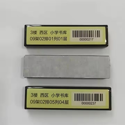 Customizable H9 Chip Long Range 0-10m RFID Shelf Tag NFC Interface 860-960MHz for Inventory Control RFID Layer Shelf Label