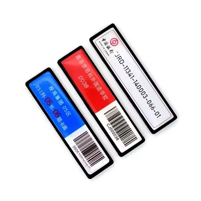 Durable Waterproof RFID Shelf Tag 96 Bits Memory NFC Communication 860-960MHz for Library Inventory RFID Layer Shelf Label