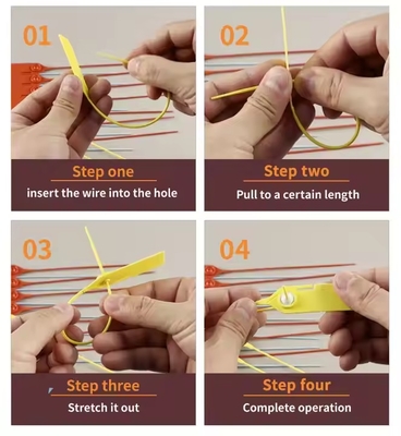 Customizable NTAG213 860~960mhz 4.8mm ABS RFID Cable Tie Tags NFC for Transportation Payment Featuring 1K T5577 EM4305
