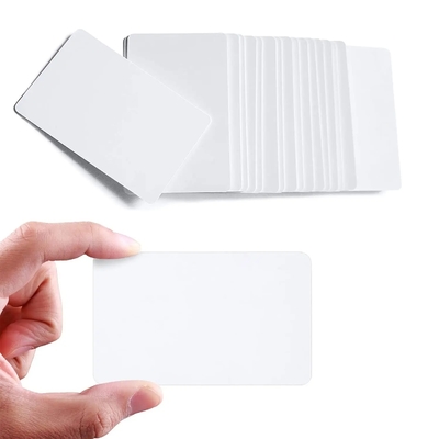 Custom Blank Glossy White Pvc Sublimation Printable Plastic Visiting Business Id Card