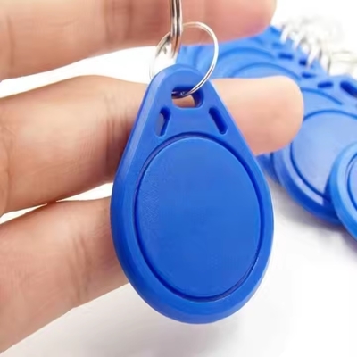 Customized IC ID CPU ABS Fireproof and Highly Sensitive Key Fob Card NFC Keyfob for Access Control