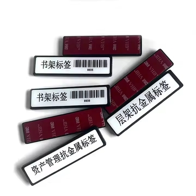Customizable H9 Chip Long Range 0-10m RFID Shelf Tag NFC Interface 860-960MHz for Inventory Control RFID Layer Shelf Label